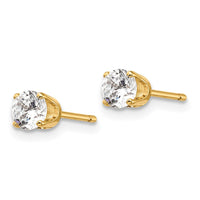 Load image into Gallery viewer, 14ky .50ct. I2 K-L Diamond Stud Push-on Post Earrings

