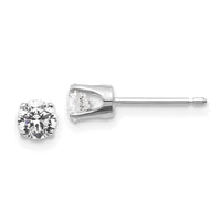 Load image into Gallery viewer, 14kw .50ct I2 K-L Diamond Stud Push-on Post Earrings
