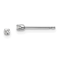 Load image into Gallery viewer, 14kw .05ct I2 K-L Diamond Stud Push-on Post Earrings
