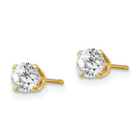 Load image into Gallery viewer, 14y .60ct. I1 J-K Diamond Stud Push-on Post Earrings
