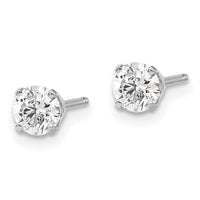 Load image into Gallery viewer, 14kw .70ct I2 K-L Diamond Stud Push-on Post Earrings

