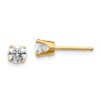 Load image into Gallery viewer, 14ky .70ct. I2 K-L Diamond Stud Push-on Post Earrings
