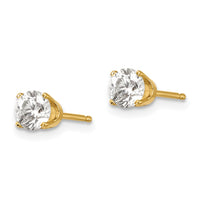 Load image into Gallery viewer, 14y .75ct. I1 J-K Diamond Stud Push-on Post Earrings
