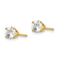 Load image into Gallery viewer, 14ky .85ct. I2 K-L Diamond Stud Push-on Post Earrings
