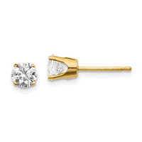 Load image into Gallery viewer, 14y .85ct. I1 J-K Diamond Stud Push-on Post Earrings
