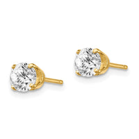 Load image into Gallery viewer, 14y .95ct. I1 J-K Diamond Stud Push-on Post Earrings

