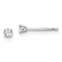 Load image into Gallery viewer, 14kw .10ct I1 J-K Diamond Stud Push-on Post Earrings
