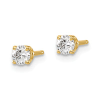 Load image into Gallery viewer, 14y .25ct. I1 J-K Diamond Stud Push-on Post Earrings

