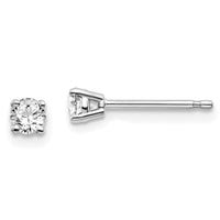 Load image into Gallery viewer, 14kw .25ct I1 J-K Diamond Stud Push-on Post Earrings
