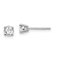 Load image into Gallery viewer, 14kw .30ct I1 J-K Diamond Stud Push-on Post Earrings
