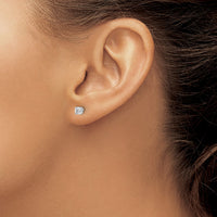 Load image into Gallery viewer, 14kw .40ct I1 J-K Diamond Stud Push-on Post Earrings
