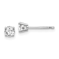 Load image into Gallery viewer, 14kw .40ct I1 J-K Diamond Stud Push-on Post Earrings

