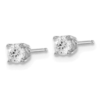 Load image into Gallery viewer, 14kw .50ct I1 J-K Diamond Stud Push-on Post Earrings
