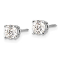 Load image into Gallery viewer, 14kw 1.00ct VS2/SI1 G-I Diamond Stud Thread on/off Post Earrings

