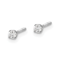 Load image into Gallery viewer, 14kw .10ct SI3 G-I Diamond Stud Thread on/off Post Earrings
