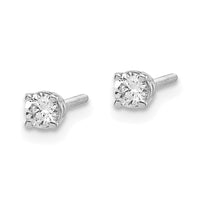 Load image into Gallery viewer, 14kw .20ct SI3 G-I Diamond Stud Thread on/off Post Earrings

