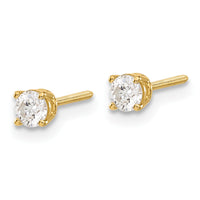 Load image into Gallery viewer, 14ky .30ct. VS2/SI1 G-I Diamond Stud Thread on/off Post Earrings
