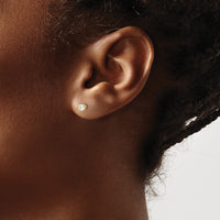 Load image into Gallery viewer, 14ky .30ct. SI3 G-I Diamond Stud Thread on/off Post Earrings
