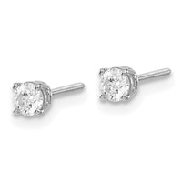 Load image into Gallery viewer, 14kw .30ct VS2/SI1 G-I Diamond Stud Thread on/off Post Earrings
