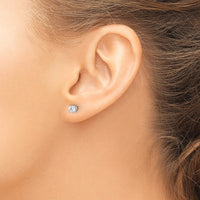 Load image into Gallery viewer, 14kw .40ct VS2/SI1 G-I Diamond Stud Thread on/off Post Earrings
