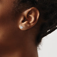 Load image into Gallery viewer, 14kw .50ct VS2/SI1 G-I Diamond Stud Thread on/off Post Earrings
