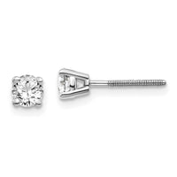 Load image into Gallery viewer, 14kw .50ct SI3 G-I Diamond Stud Thread on/off Post Earrings
