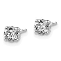 Load image into Gallery viewer, 14kw .60ct SI3 G-I Diamond Stud Thread on/off Post Earrings
