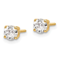 Load image into Gallery viewer, 14ky .70ct. SI3 G-I Diamond Stud Thread on/off Post Earrings

