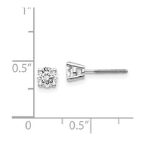 Load image into Gallery viewer, 14kw .70ct VS2/SI1 G-I Diamond Stud Thread on/off Post Earrings

