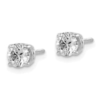 Load image into Gallery viewer, 14kw .75ct VS2/SI1 G-I Diamond Stud Thread on/off Post Earrings

