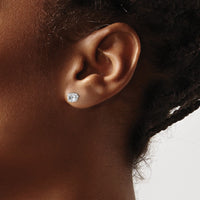 Load image into Gallery viewer, 14kw .75ct VS2/SI1 G-I Diamond Stud Thread on/off Post Earrings
