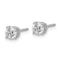 Load image into Gallery viewer, 14kw .85ct SI3 G-I Diamond Stud Thread on/off Post Earrings
