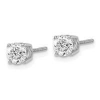 Load image into Gallery viewer, 14kw .95ct VS2/SI1 G-I Diamond Stud Thread on/off Post Earrings

