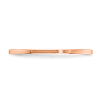 Load image into Gallery viewer, 14K Rose Gold 1.2mm Flat Polished Stackable Band Size 4.5
