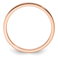 Load image into Gallery viewer, 14K Rose Gold 1.2mm Criss-Cross Pattern Stackable Band Size 8.5
