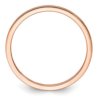 Load image into Gallery viewer, 14K Rose Gold 1.2mm Flat Satin Stackable Band Size 4
