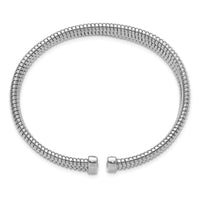 Load image into Gallery viewer, Herco Sterling Silver RHP 3mm 3-Row Wrapped Cuff Bangle
