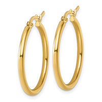 Load image into Gallery viewer, 10K Polished Hinged Hoop Earrings
