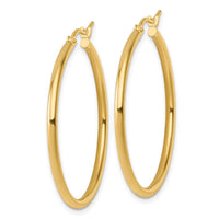 Load image into Gallery viewer, 10K Polished Hinged Hoop Earrings

