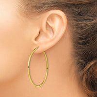 Load image into Gallery viewer, 10K Polished Hinged Hoop Earrings
