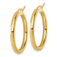 Load image into Gallery viewer, 10K Polished Hinged Hoop Earrings
