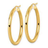 Load image into Gallery viewer, 10K Polished Hinged Hoop Earrings

