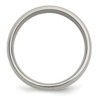 Load image into Gallery viewer, Chisel Titanium Polished with 14k Gold Inlay 6mm Band
