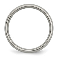 Load image into Gallery viewer, Chisel Titanium Polished with 14k Gold Inlay 5mm Band
