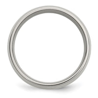 Load image into Gallery viewer, Chisel Titanium Polished with 14k Gold Inlay 8mm Band
