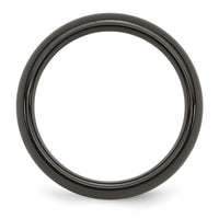 Load image into Gallery viewer, Chisel Titanium Black Ti Polished 6mm Band
