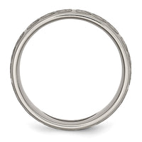 Load image into Gallery viewer, Chisel Titanium Brushed Celtic Laser Design 8mm Band
