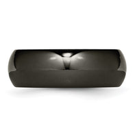 Load image into Gallery viewer, Chisel Titanium Black Ti Polished 8mm Band
