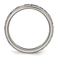 Load image into Gallery viewer, Chisel Titanium Polished Serenity Prayer Laser Design 8mm Band
