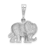 Load image into Gallery viewer, 14k White Gold Elephant Charm
